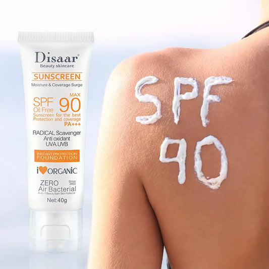 SPF 90+ Waterproof Sunscreen Cream
