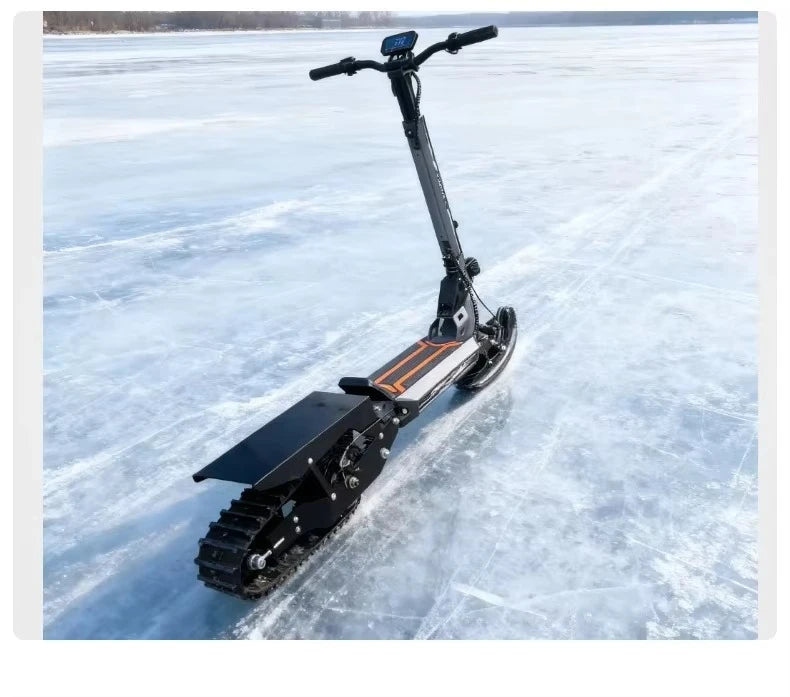All-terrain snow scooters for mountain climbing and ice fishing, electric bikes
