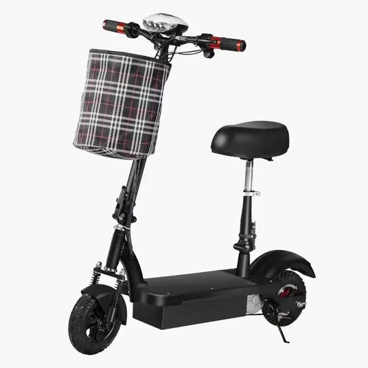 350 Watt Electronic Electric Scooter Removable Seat Front Double Shock Absorber App Voice Control 30-40 km Range