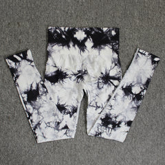 Women's Tie-Dye Seamless Skinny Yoga Pants