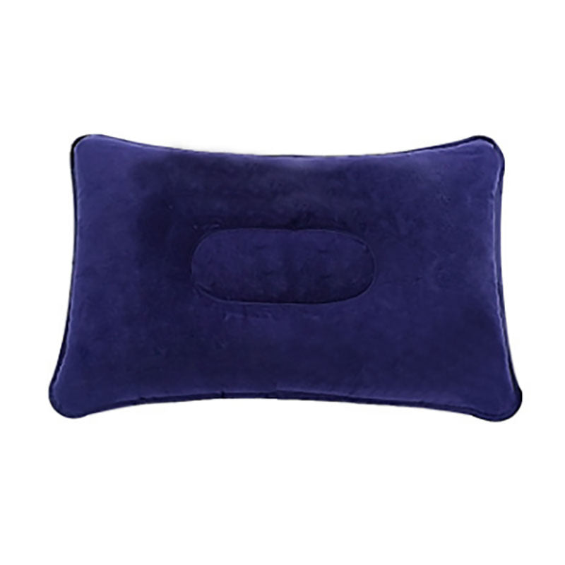 Almohada de Viaje Hinchable de Terciopelo para Acampada y Siestas