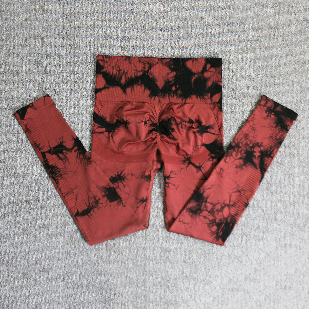 Women's Tie-Dye Seamless Skinny Yoga Pants