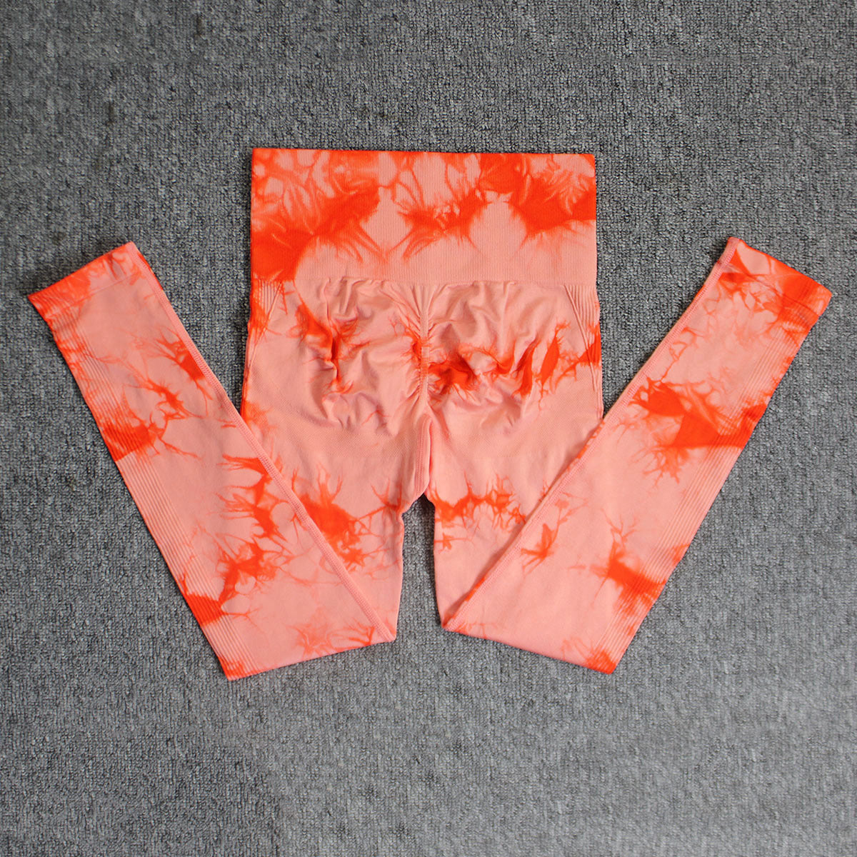 Women's Tie-Dye Seamless Skinny Yoga Pants