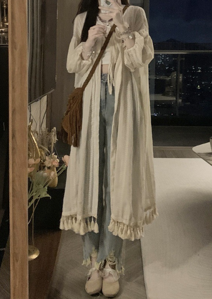 Fringe Long Shirt for Young Women