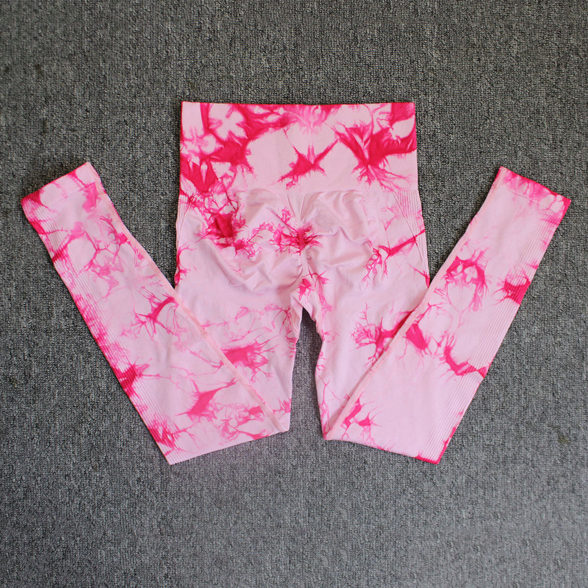 Women's Tie-Dye Seamless Skinny Yoga Pants