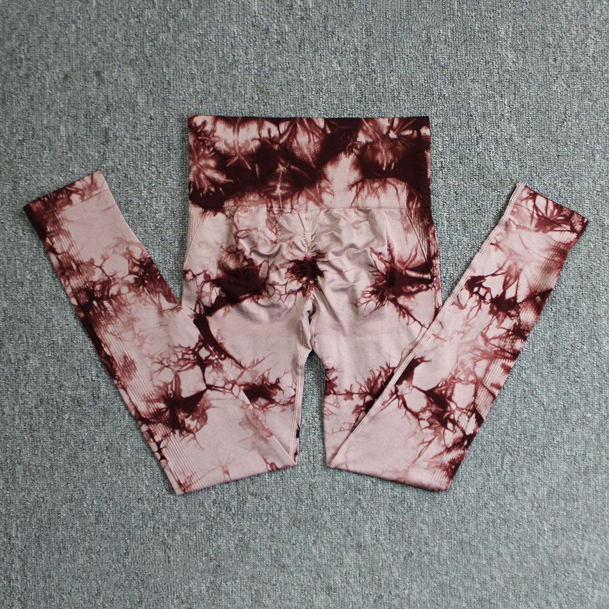 Women's Tie-Dye Seamless Skinny Yoga Pants