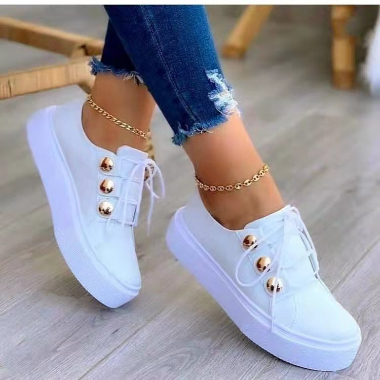 Women's Fashion Casual Board Shoes with Thick Bottom