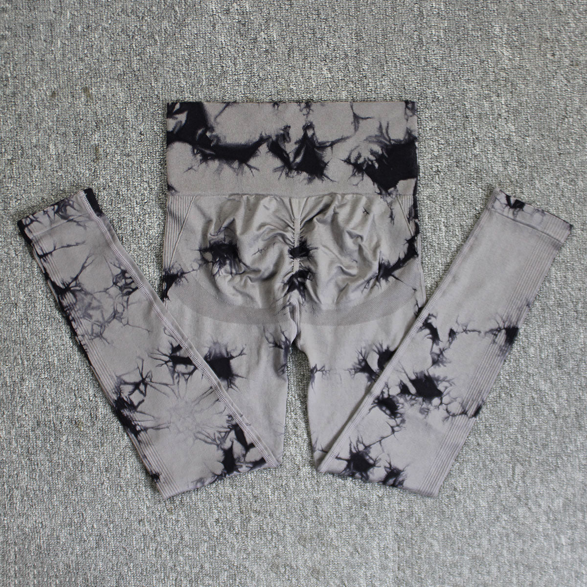Women's Tie-Dye Seamless Skinny Yoga Pants