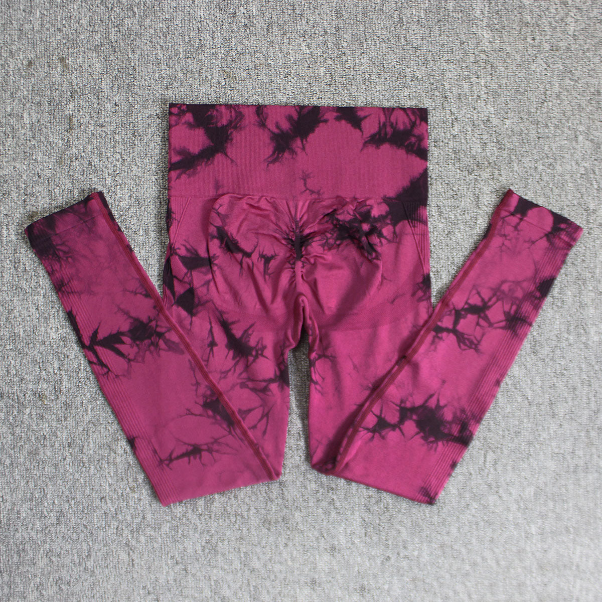 Women's Tie-Dye Seamless Skinny Yoga Pants