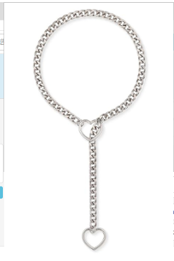 Collar Adora Aura Heart Slip (una pieza)