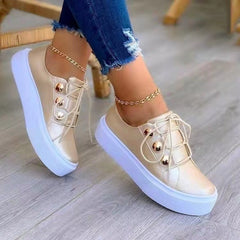 Women's Fashion Casual Board Shoes with Thick Bottom
