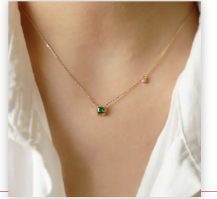 Collar de Corazón, Gargantilla y Collar de Perlas