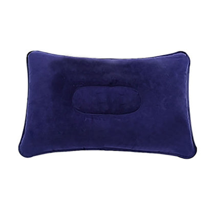Almohada de Viaje Hinchable de Terciopelo para Acampada y Siestas