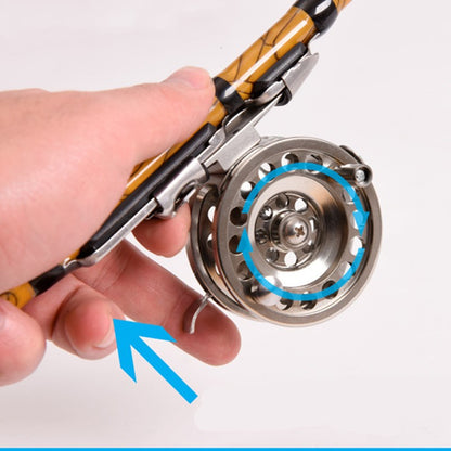 Carrete de pesca de baitcasting de metal completo BLD50 60