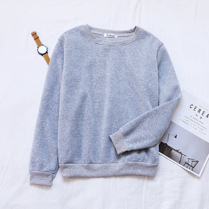 Korean Women's Plus Velvet Sweater for Autumn