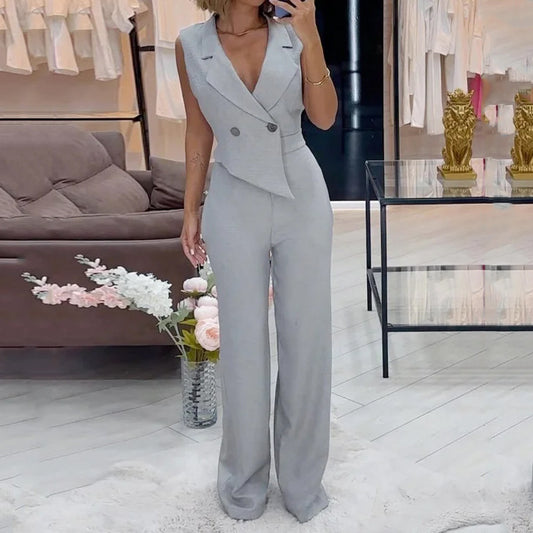 Colección de verano de mono elegante y holgado para mujer 2023