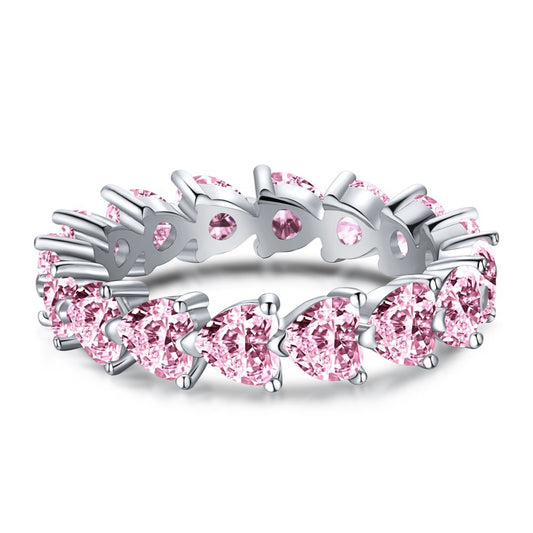 Women's Fashion Sterling Silver Ring with Zircon