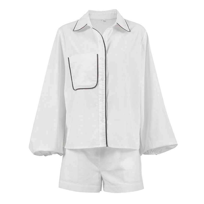 Casual Summer Cotton Linen Two-Piece Set for Women