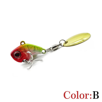 Fishing Lures Wobble Rotating Metal Vib Vibration Tail Winter Fishing 5g 10g15g20g Artificial Hard Baits Jig Spinner Spoon Pesca
