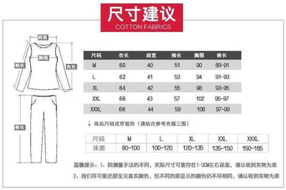 Pure Cotton Pajamas for Women, Spring and Autumn Long-Sleeved Trousers Suit, Autumn and Winter Loose, Can Be Worn Outside Home Clothes