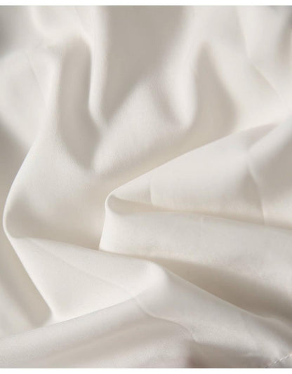 Cross-border 2025 Summer New Breathable Loose White suit Simple Breathable Top Shorts Two-piece Set