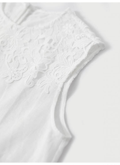 Cross-border 2025 Summer New Breathable Loose White suit Simple Breathable Top Shorts Two-piece Set