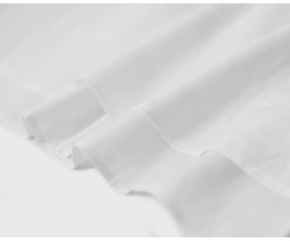 Cross-border 2025 Summer New Breathable Loose White suit Simple Breathable Top Shorts Two-piece Set