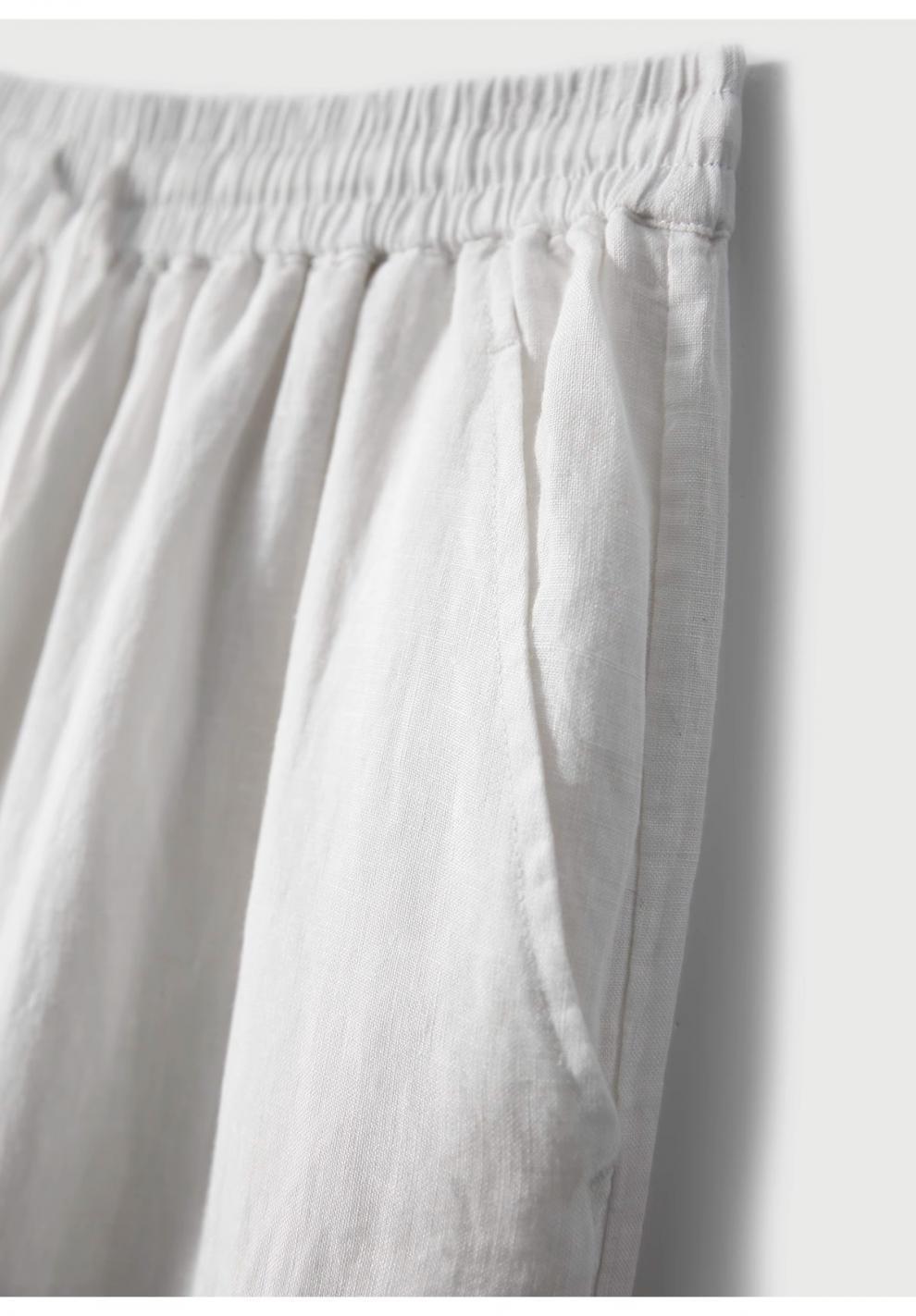 Cross-border 2025 Summer New Breathable Loose White suit Simple Breathable Top Shorts Two-piece Set
