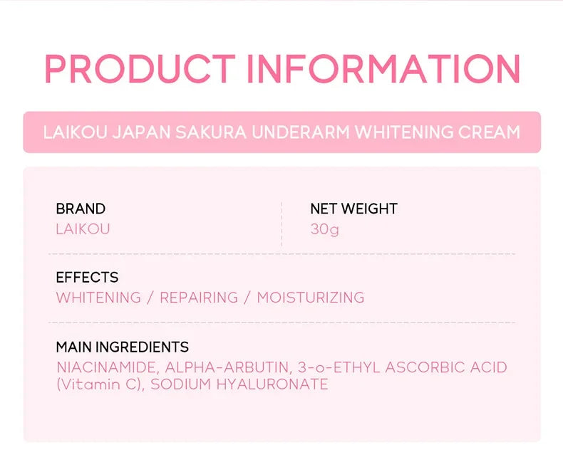 LAIKOU Sakura Dark Spot Body Cream