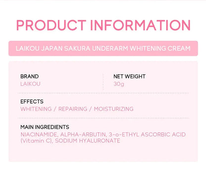 LAIKOU Sakura Dark Spot Body Cream