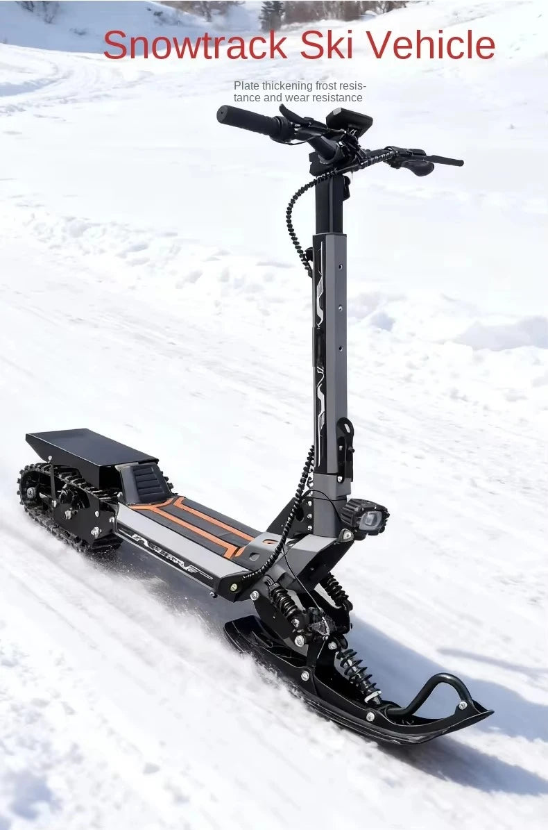 All-terrain snow scooters for mountain climbing and ice fishing, electric bikes