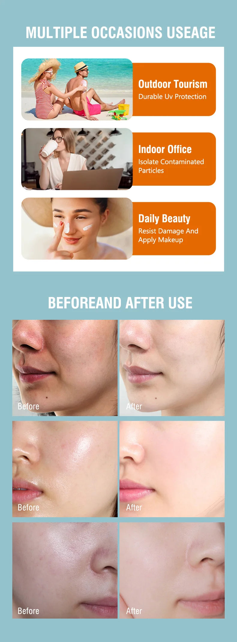 SPF 90+ Waterproof Sunscreen Cream