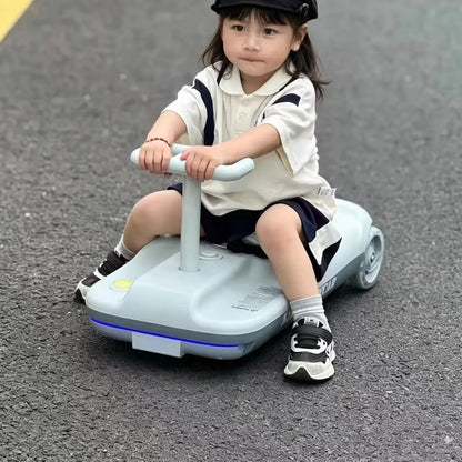 Electric Children Scooter Kart Floor Cleaning Ride On Vehicle Household Indoor Parent-Child Toy Car Wholesale