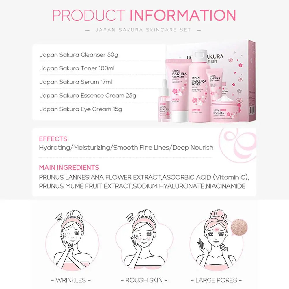 Sakura Skin Care Gift Set