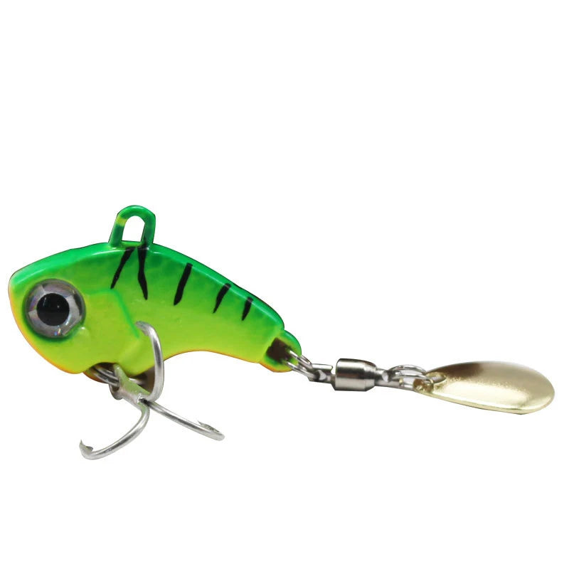 Fishing Lures Wobble Rotating Metal Vib Vibration Tail Winter Fishing 5g 10g15g20g Artificial Hard Baits Jig Spinner Spoon Pesca