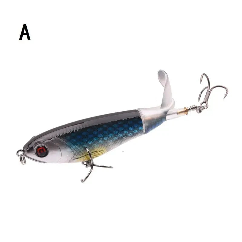 Fishing Lures  With Floating Rotating Tail Topwater Bait Freshwater Saltwater Lures For Carp Bass Pike 10.5cm/17g