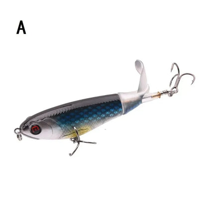 Fishing Lures  With Floating Rotating Tail Topwater Bait Freshwater Saltwater Lures For Carp Bass Pike 10.5cm/17g