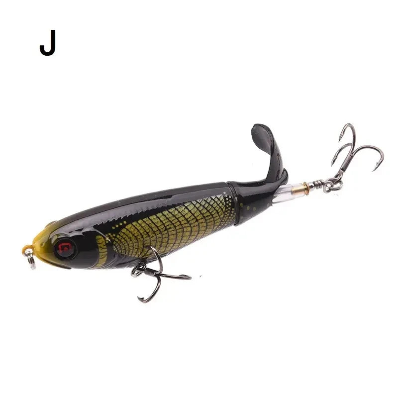 Fishing Lures  With Floating Rotating Tail Topwater Bait Freshwater Saltwater Lures For Carp Bass Pike 10.5cm/17g