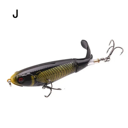 Fishing Lures  With Floating Rotating Tail Topwater Bait Freshwater Saltwater Lures For Carp Bass Pike 10.5cm/17g