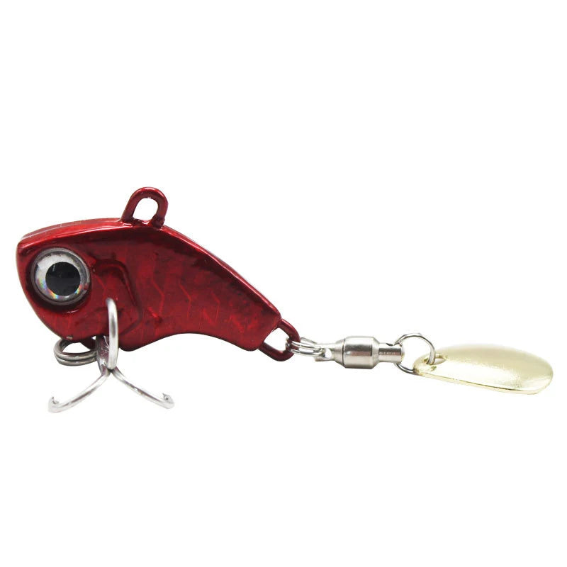 Fishing Lures Wobble Rotating Metal Vib Vibration Tail Winter Fishing 5g 10g15g20g Artificial Hard Baits Jig Spinner Spoon Pesca