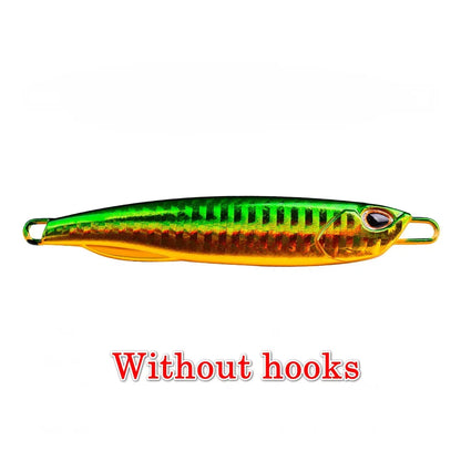 Fishing Lure 10g15g20g30g40g60g Trolling Artificial Hard Bait Bass Casting Jigging Fish Lure Sinking Spoon Tackle Metal Jig