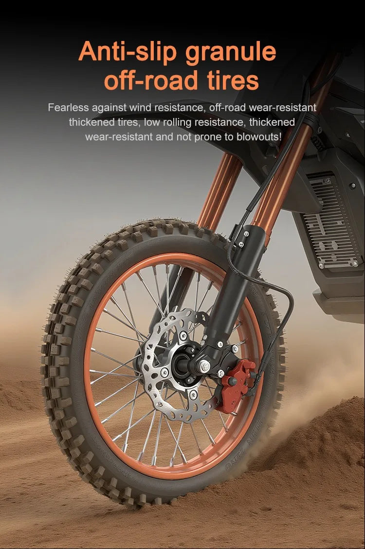 14-inch off-road tire E-Bike, built-in 3000W powerful motor electric bicycle, 60V21AH battery electric motorcycle mountain bike