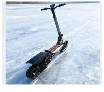 All-terrain snow scooters for mountain climbing and ice fishing, electric bikes