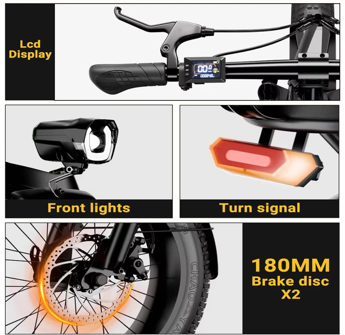 20inch foldable parent-child riding E-BIKE. 1000W brushless motor city electric bike, 48V13AH removable battery electric scooter