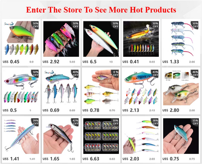 1pcs Fishing Lures 7cm 19g VIB Bait Artificial Make 5 Colors Available Bass Crankbait Wobblers Fishing Tackle Pesca.