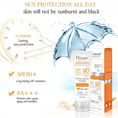 SPF 90+ Waterproof Sunscreen Cream