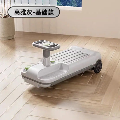 Electric Children Scooter Kart Floor Cleaning Ride On Vehicle Household Indoor Parent-Child Toy Car Wholesale