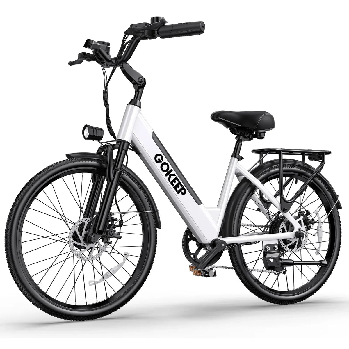 26-inch fashionable E-Bike, 600W brushless motor 48V-10.4ah lithium battery electric moped, adult electric bicycle