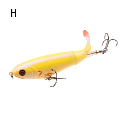 Fishing Lures  With Floating Rotating Tail Topwater Bait Freshwater Saltwater Lures For Carp Bass Pike 10.5cm/17g
