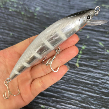 40g 120mm Heavy Sinking Minnow Lures Long Casting Artificial Hard Baits Seabass Trout Swimbait Pesca Wobbler Fishing Equipment